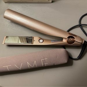 LIKE NEW- TYME Iron Rose Gold with heat sleeve.
